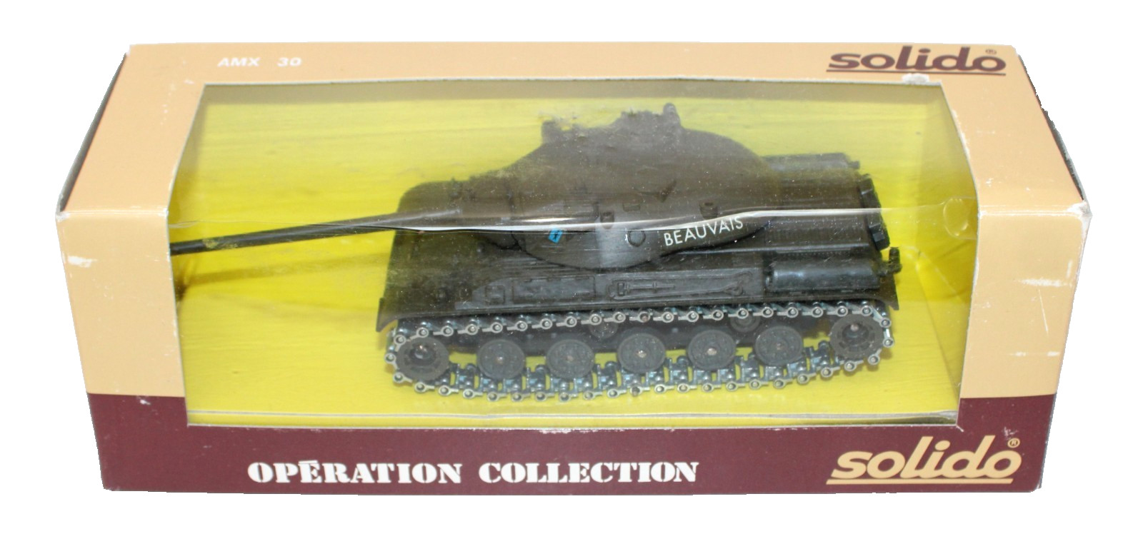 Vtg Solido Military 7031 1:50 AMX 30 Tank Beauvais Mint Boxed NRFB France