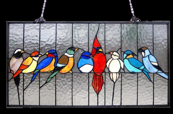 Stained Glass Window Panel 24\