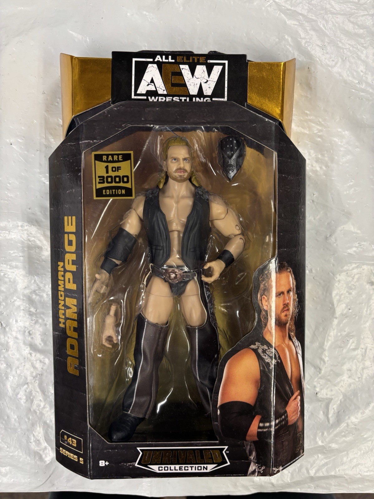 AEW UNRIVALED CHASE 1 OF 3000 HANGMAN ADAM PAGE #43 SERIES 5 NIB AEW UNRIVALED CHASE 1 OF 3000 HANGMAN ADAM PAGE #43 SERIES 5 NIB