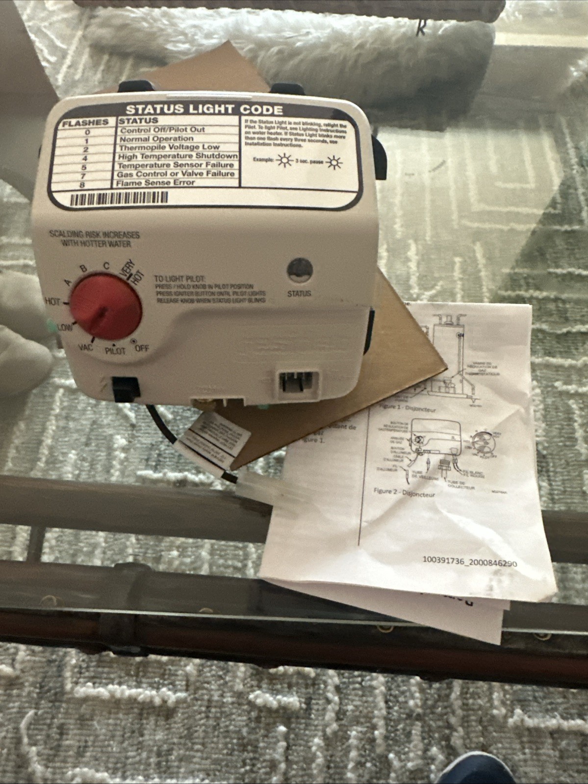 Resideo/Honeywell WV8840C1605/06, WT8840C1500, Rheem,SP20832B,AO Smith 100262939