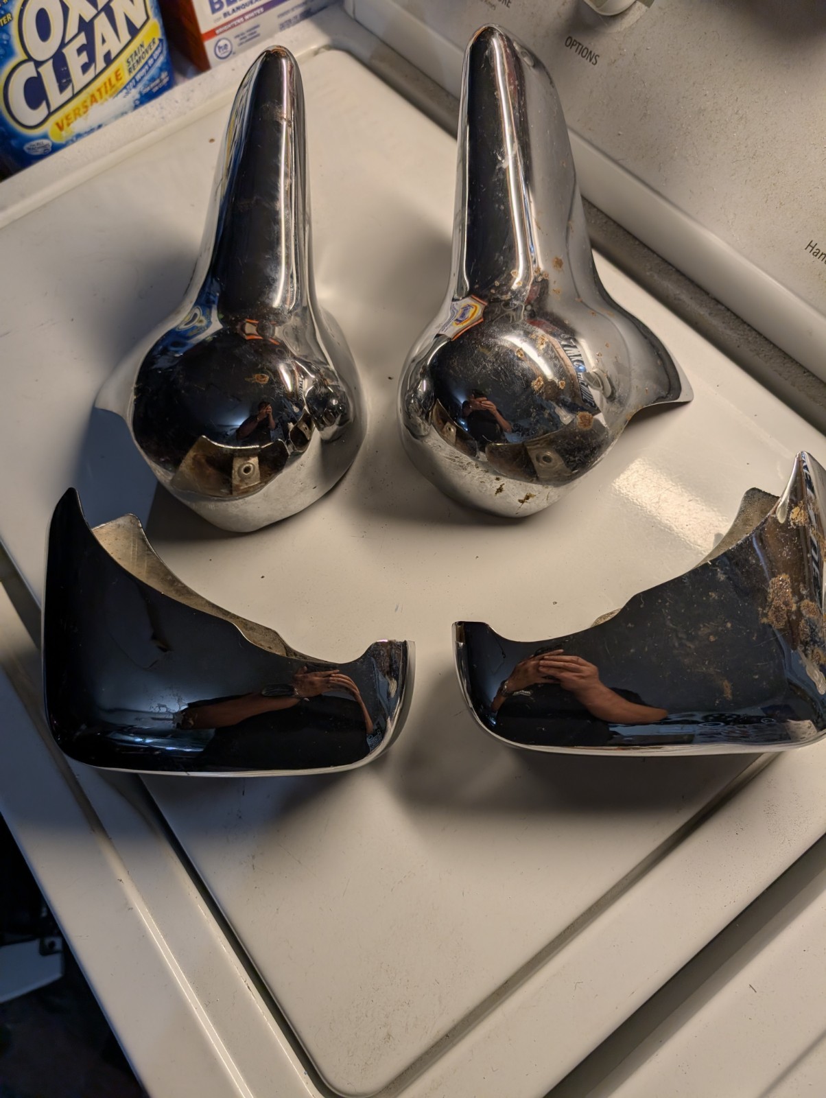 1957 Ford Front And Rear Bumper Guards Original Chrome 1957 Ford Front And Rear Bumper Guards Original Chrome
