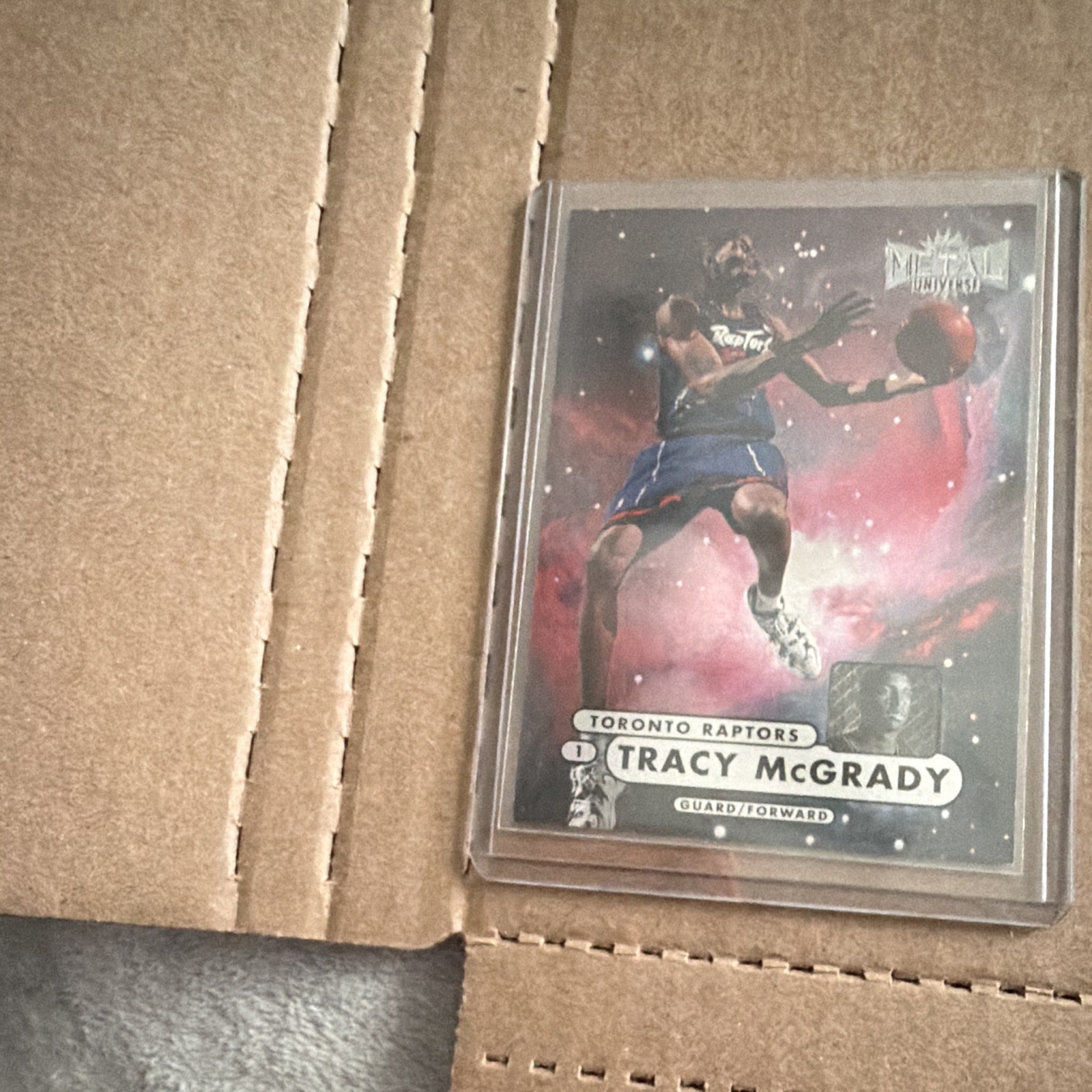 SkyBox 1997-98 Metal Universe Championship Preview Tracy McGrady #36 RC Raptors