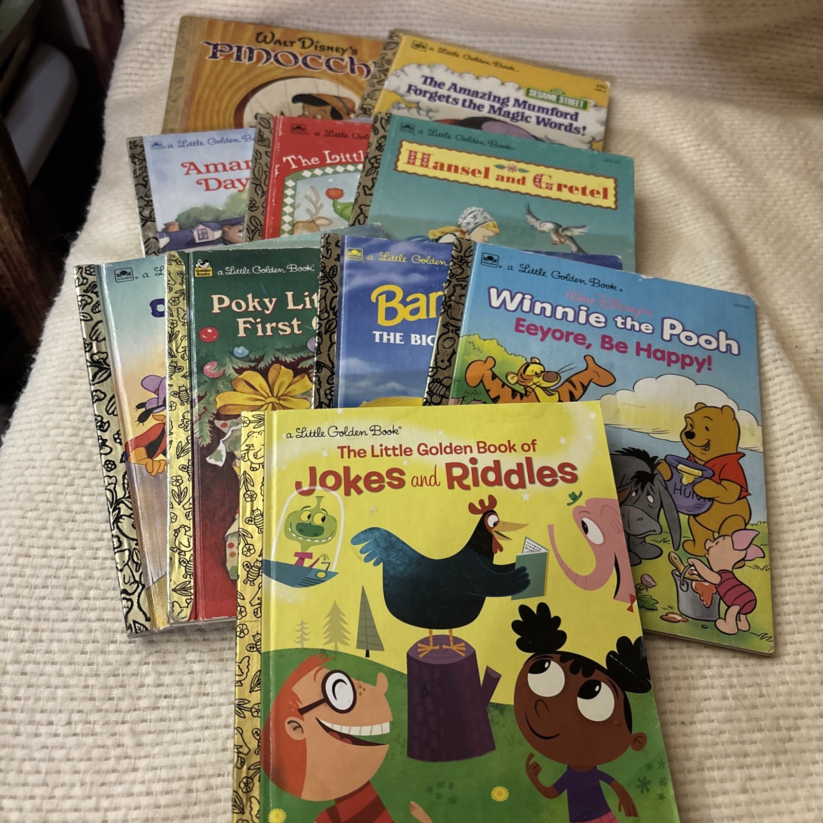 Lot Of 10 Vintage Little Golden Books 1948, 1979, 1980’s,1990’s & 2013  