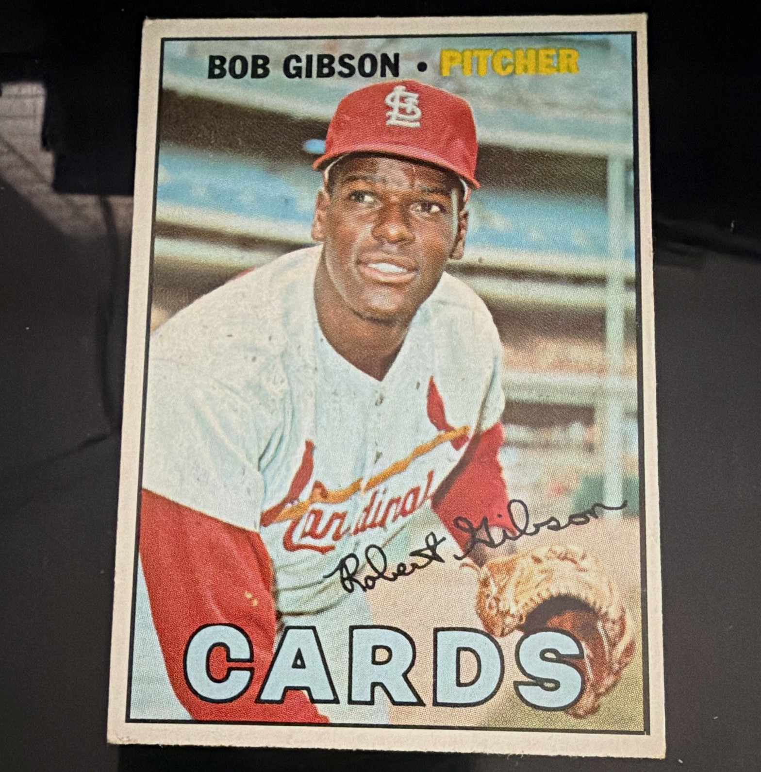 Topps Bob Gibson #210 St. Louis Cardinals MLB Baseball 1967 Topps Base Set
