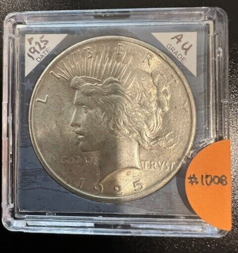 Silver Dollar | Sale-A-Thon | Peace | 1925-P | AU | 1008 Silver Dollar | Sale-A-Thon | Peace | 1925-P | AU | 1008