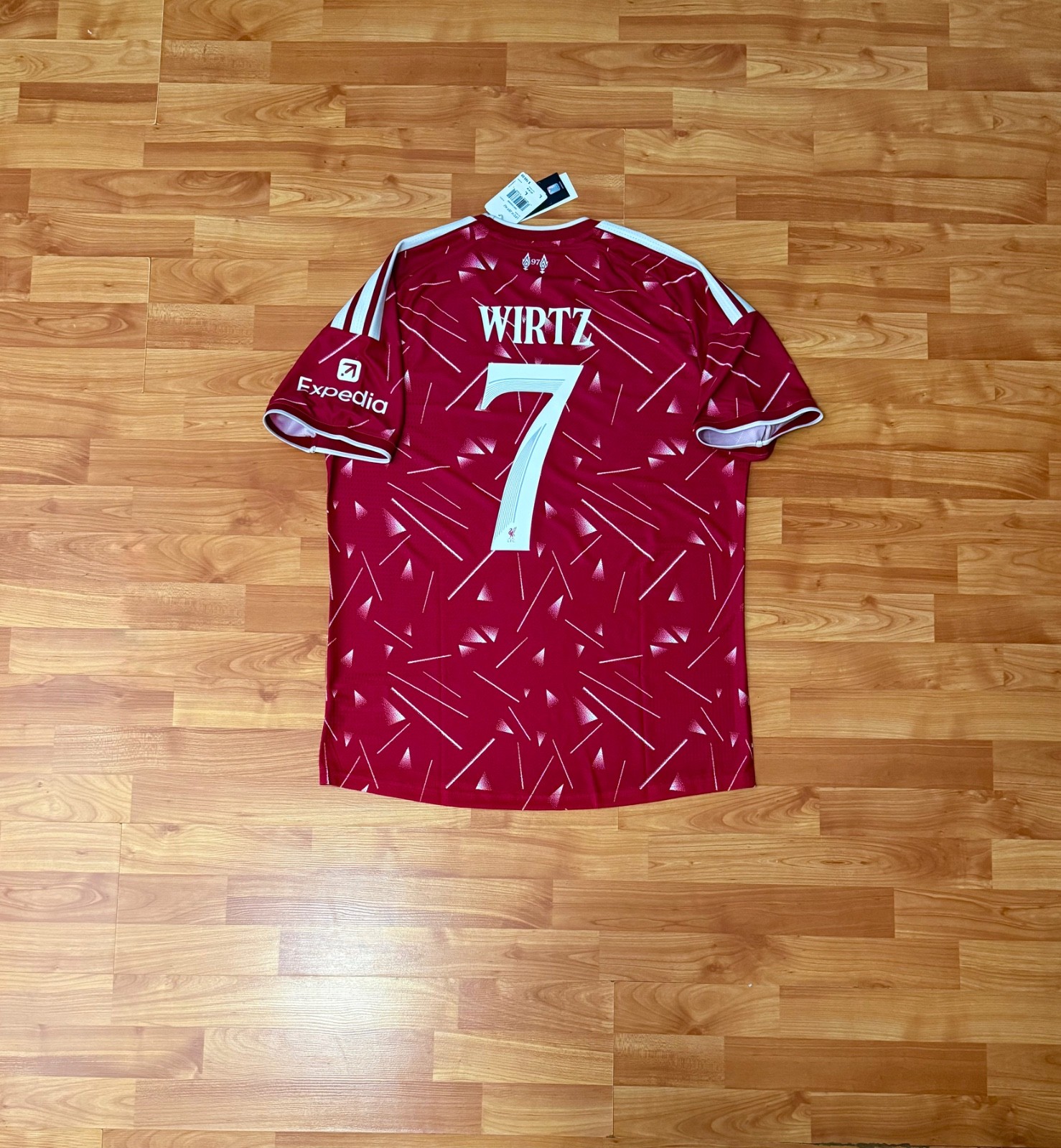 Wirtz #7 Liverpool Authentic Jersey Home Jersey 26/27 Player Version Size Large