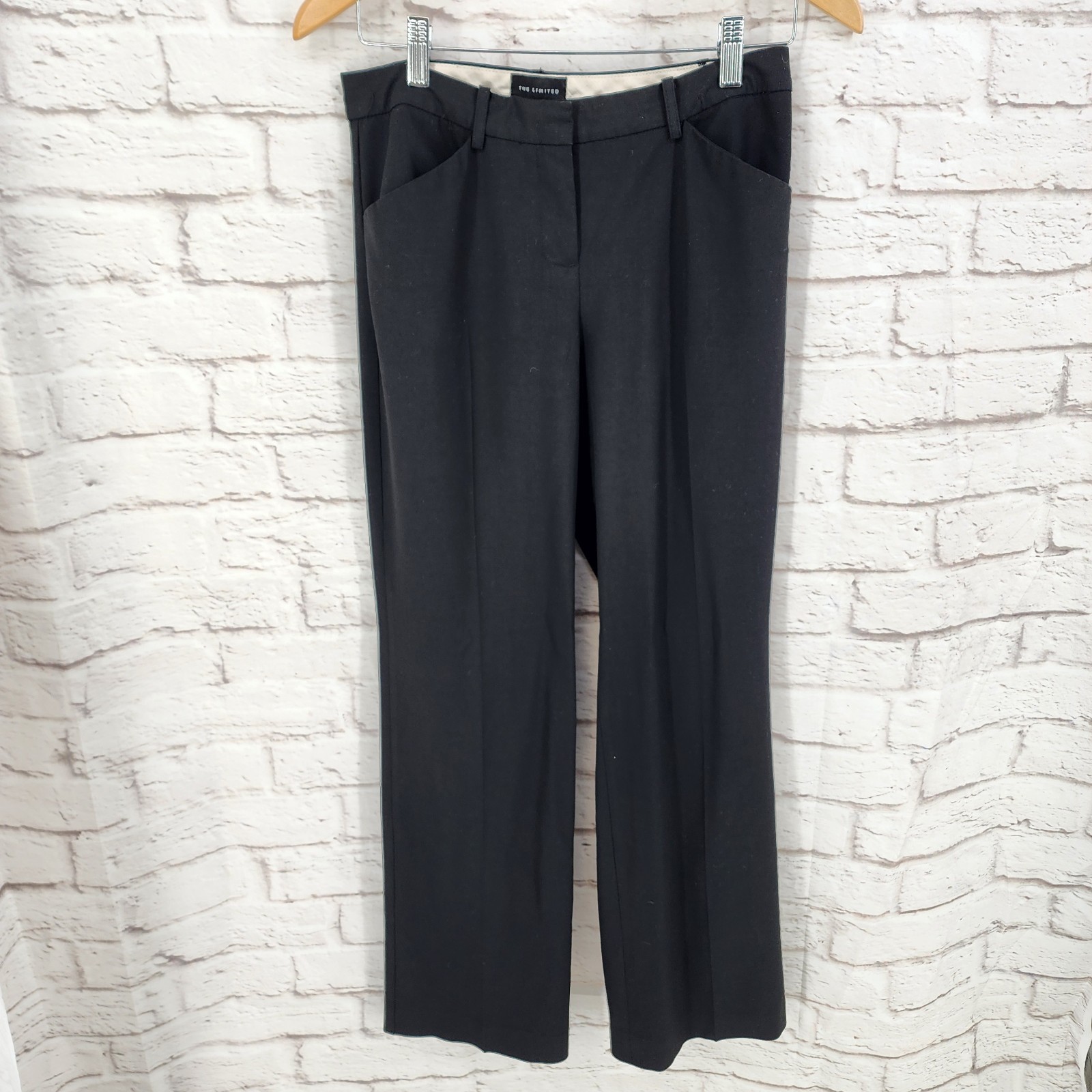 The Limited Cassidy Trouser Pants Black Office Work Professional Interview 2R