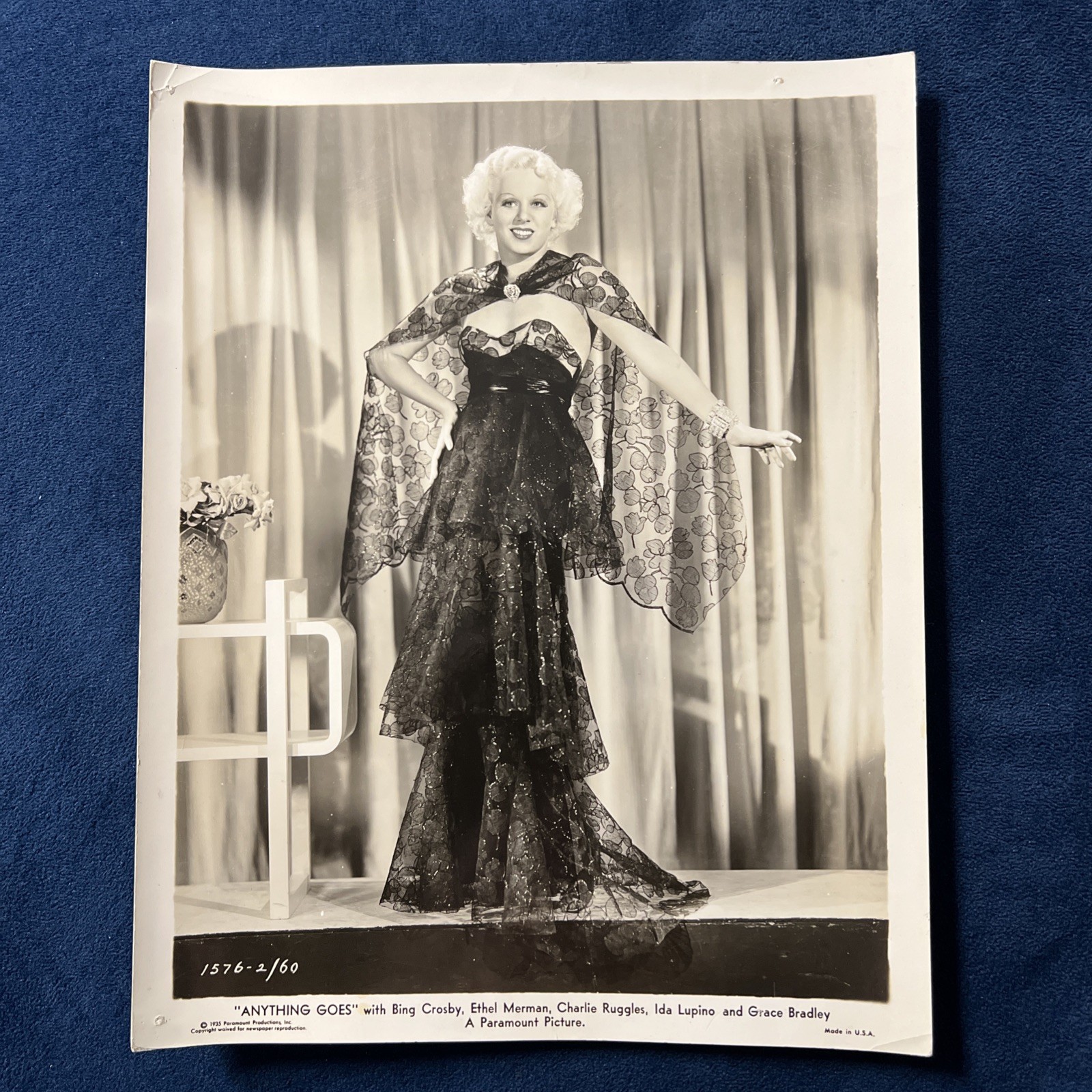 Original 1936 Anything Goes Photo Grace Bradley Paramount Musical Still 
