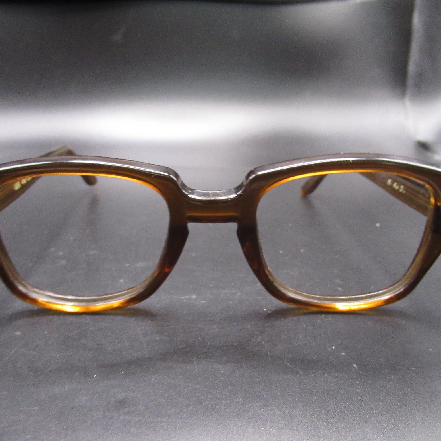 Vintage USS Style Eyeglass Frames Brown Tortoise Acetate Full Rim 4 1/2 - 5 3/4 Vintage USS Style Eyeglass Frames Brown Tortoise Acetate Full Rim 4 1/2 - 5 3/4