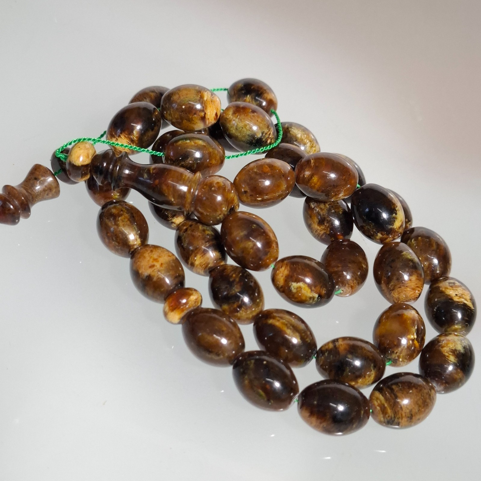 Amber Beads Rosary AMBER ROSARY Misbah Tasbih 33 amber beads 72g Pressed