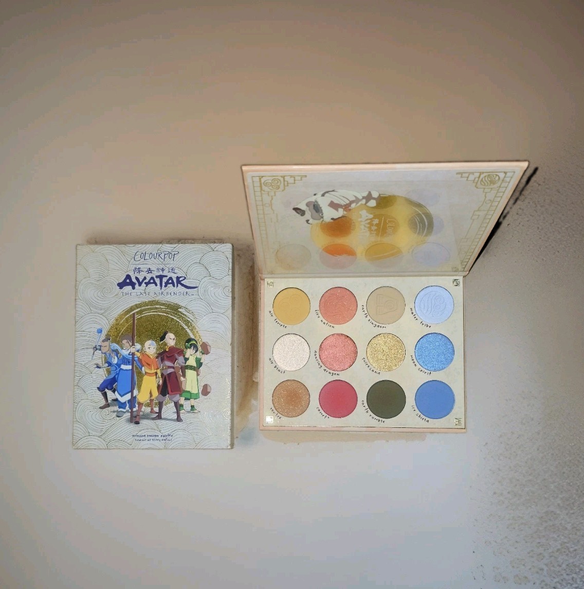 Colourpop Avatar The Last Airbender Eyeshadow Pallette New Colorpop Limited Ed