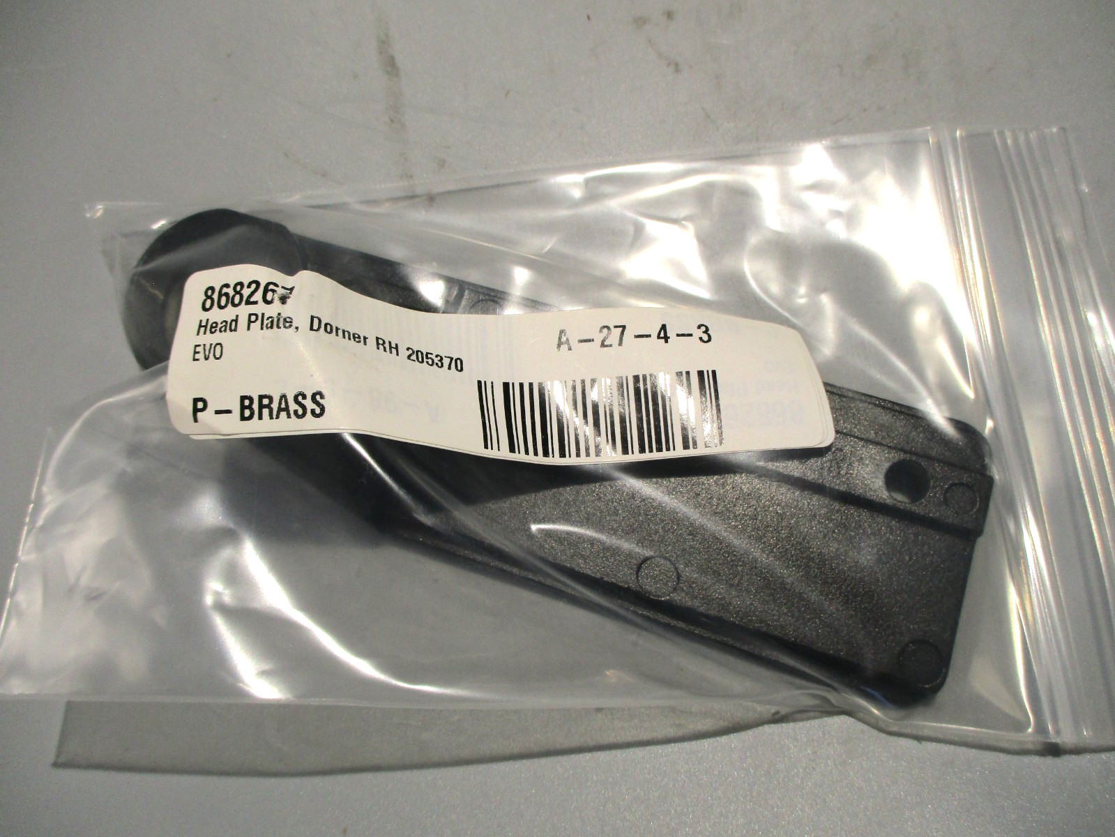 NEW DORNER RH-205370 HEAD PLATE RIGHT