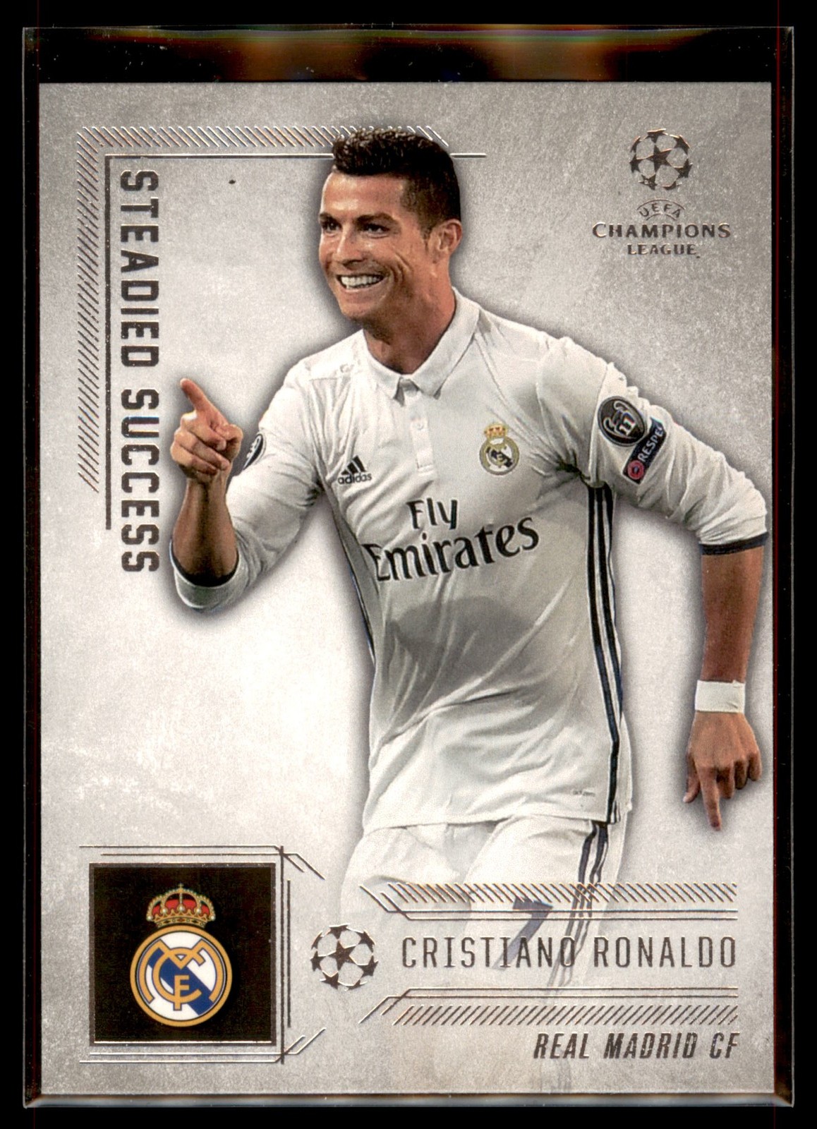2016-17 Topps UEFA Champions League Showcase Steadied Success Cristiano Ronaldo