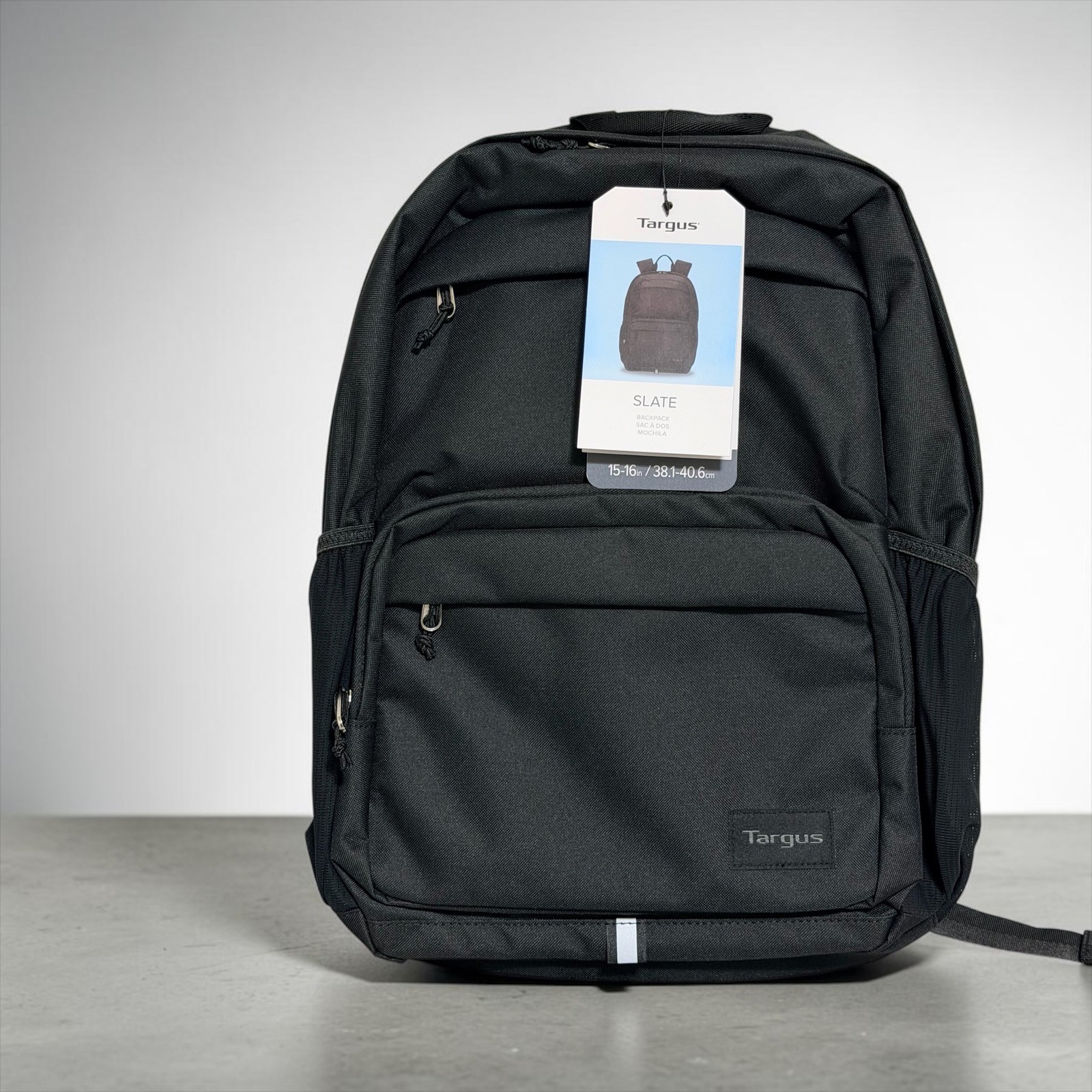Targus Slate Laptop Backpack 15.6 Black Business Travel School Bag SHIP NOW