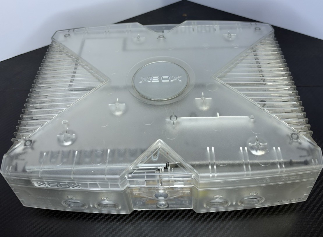 Microsoft Xbox Crystal Limited Edition 1 - Console Only - PARTS - AS IS UNTESTED