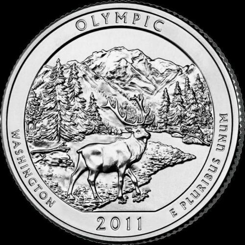 2011 P - Olympic National Park Quarter Washington America The Beautiful ATB 