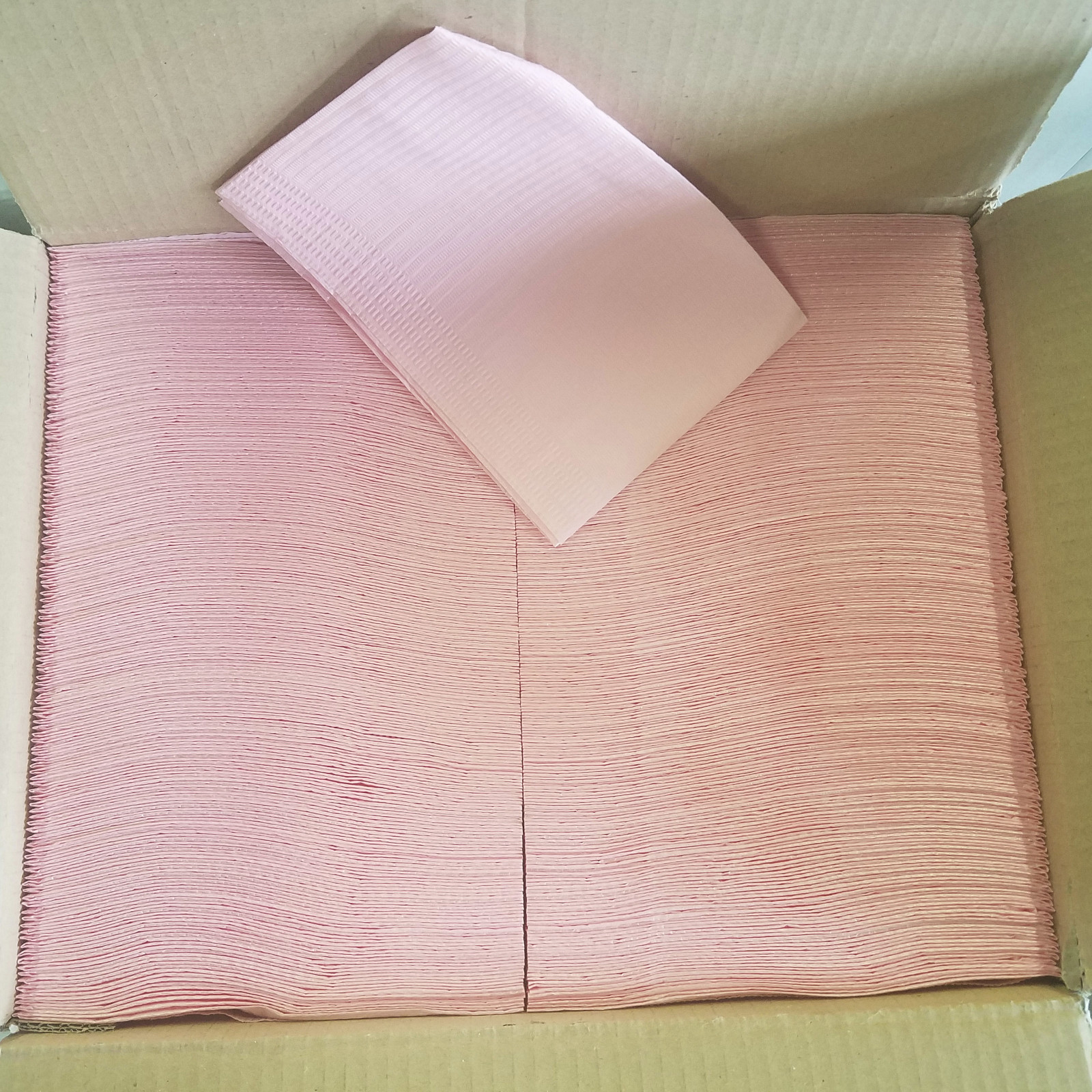 500 x Patient Bibs Towels (2+1)Ply Disposable 18x13 for TATTOO DENTAL MEDICAL