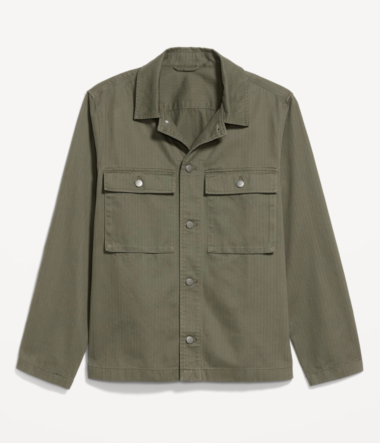 WWII U.S. Army HBT Fatigue Field Shirt Reproduction Dark Shade Herringbone Twill