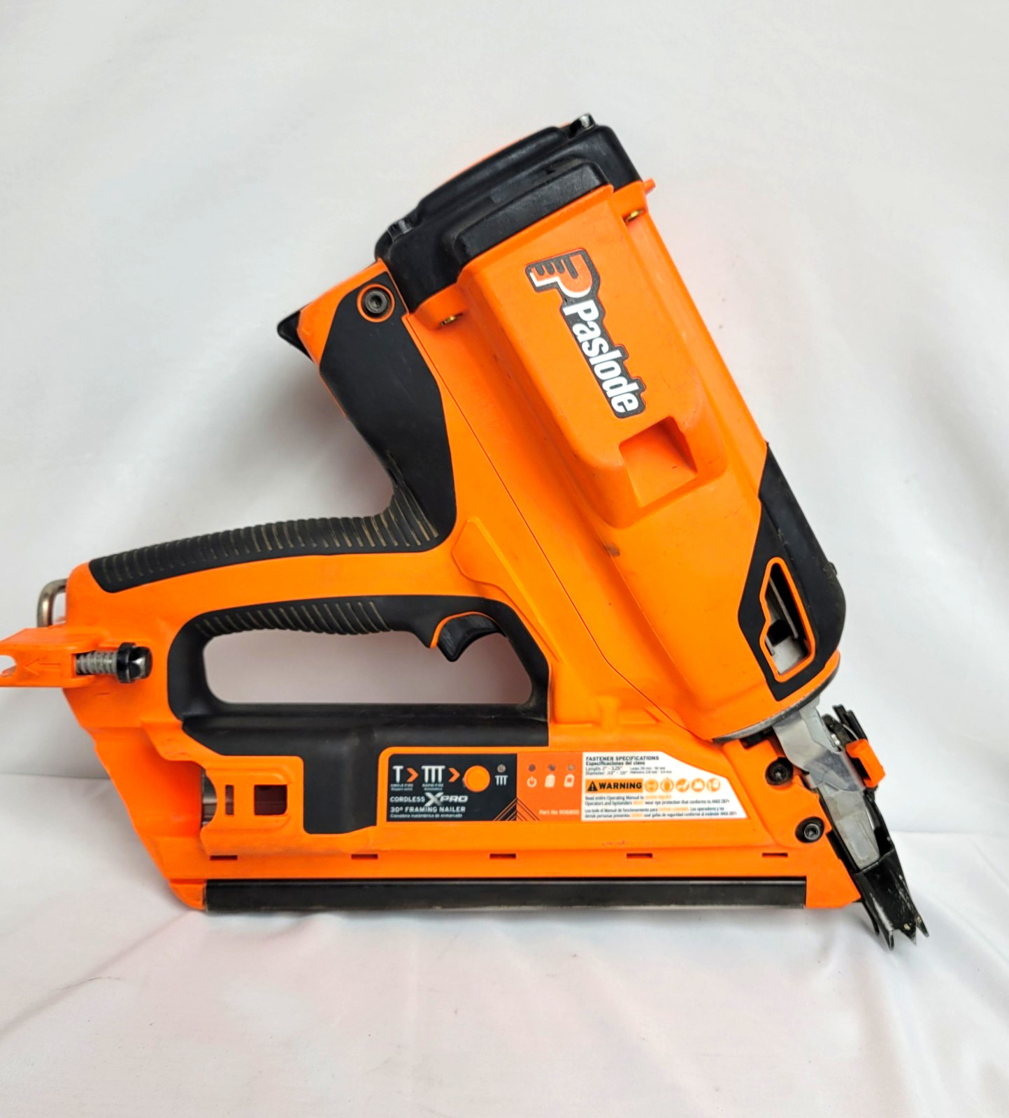 Paslode XPRO Cordless Framing Nailer Framing Gun Orange/Black w/ Case