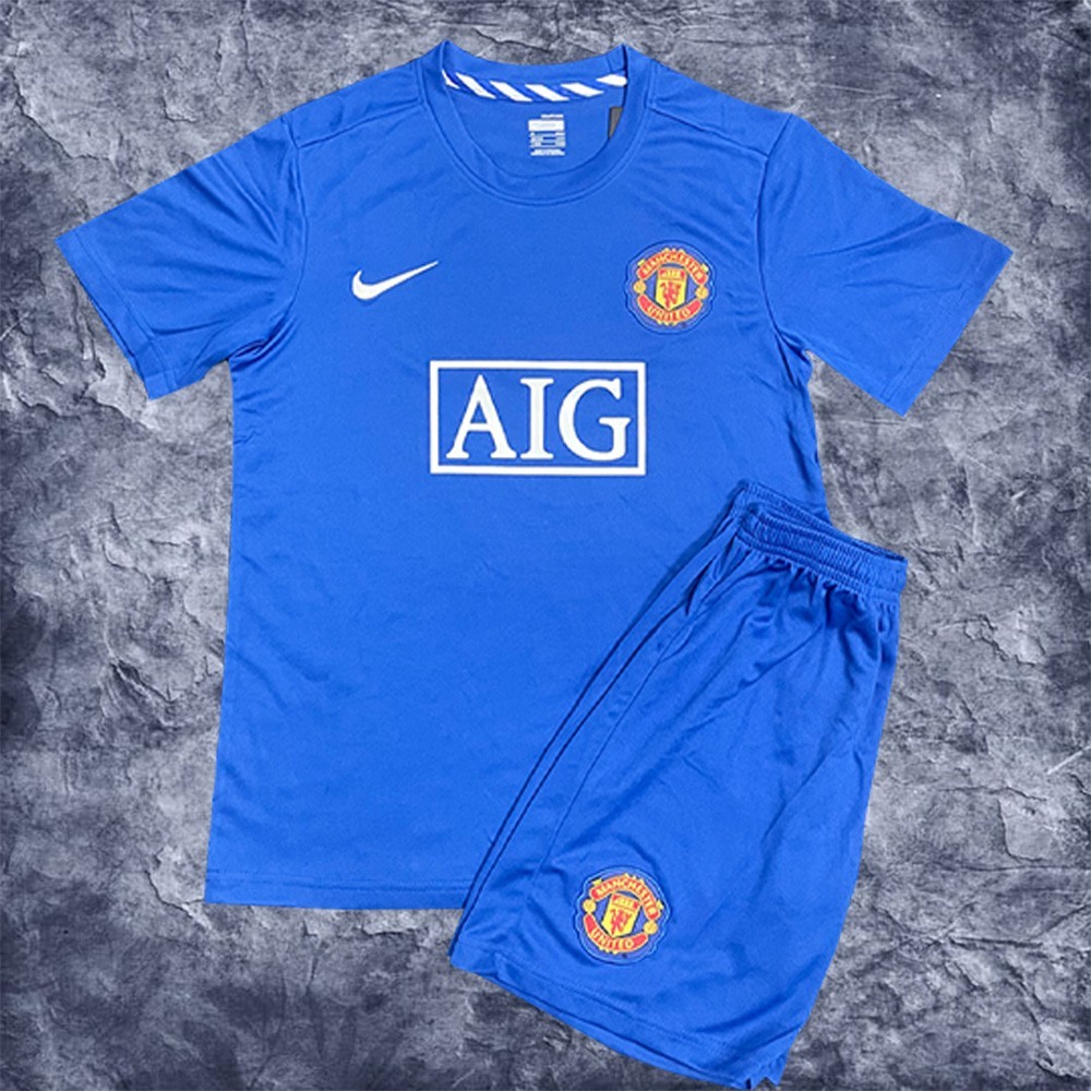 2018 Manchester United Kids Retro 2ndAway Soccer Kit - Cristiano Ronaldo Edition