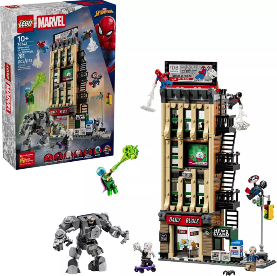 [HOT SALE] LEGO Marvel Spider-Man vs Mysterio Daily Bugle 76342 Set