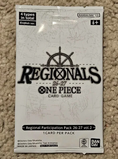 Regional Participation Pack 26-27 Vol. 2 One Piece TCG Sealed English
