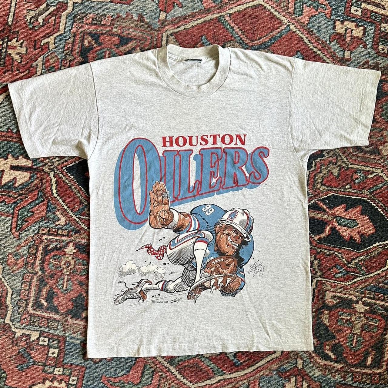 Remake 1988 Houston Oilers graphic tee NFL Football T shirt vtg HN2591