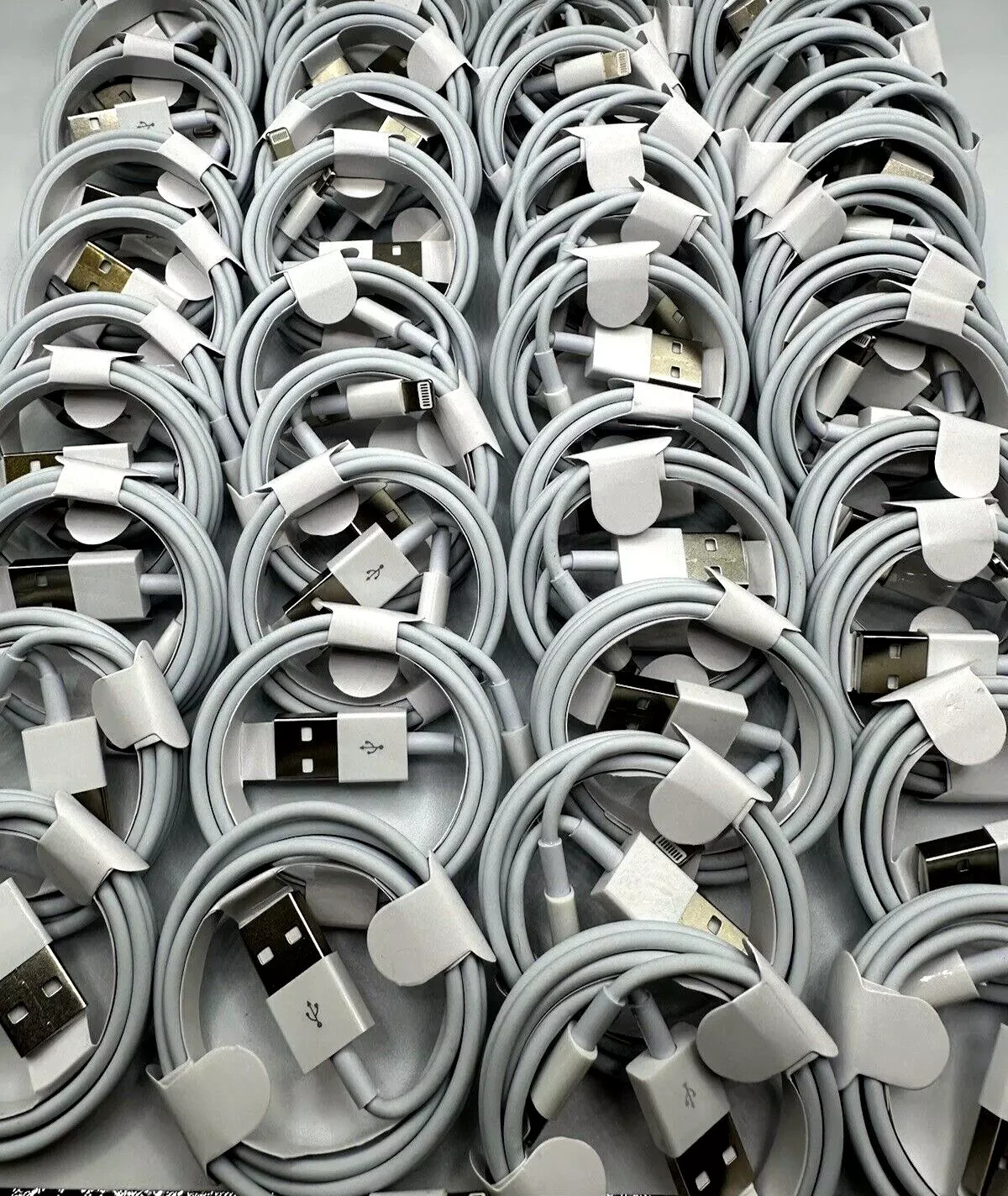 3Ft USB Charger Cable Cord For iPhone 14 13 12 11 Pro XS XR X 8 7 6 - Lot 100x