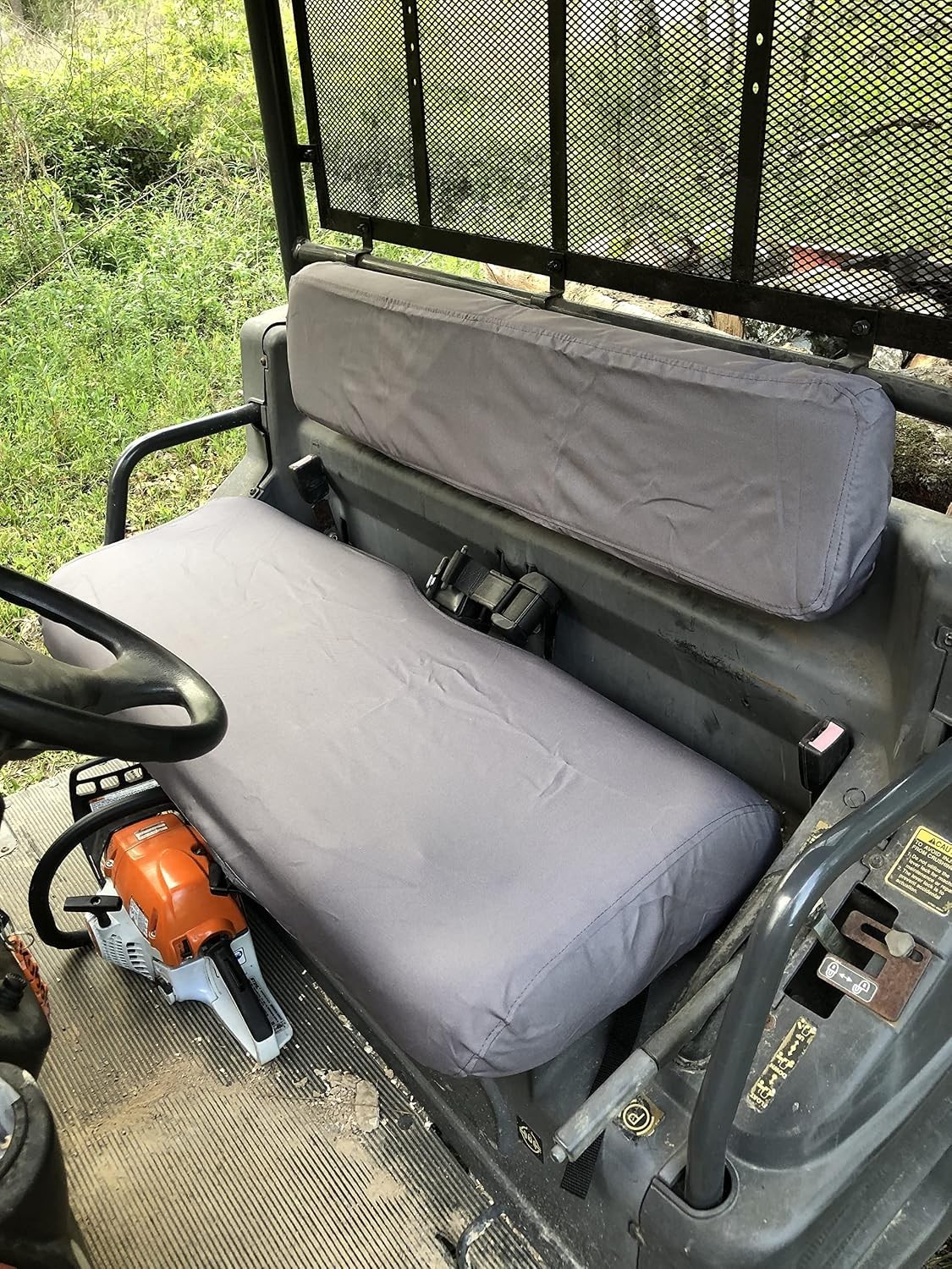 Durable Waterproof Seat Covers for 2005-2013 Kubota RTV 900 - Gray Durable Waterproof Seat Covers for 2005-2013 Kubota RTV 900 - Gray
