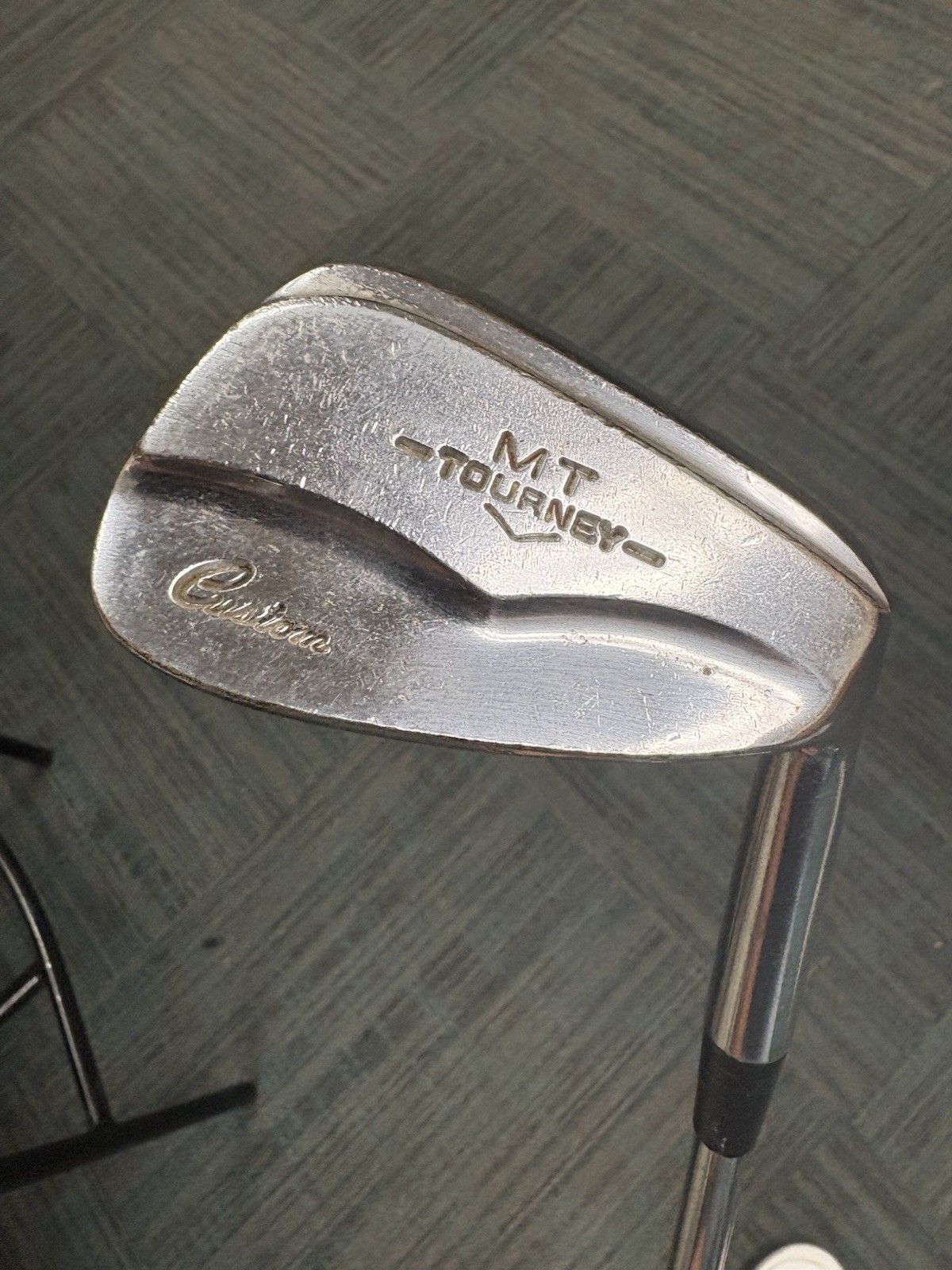 Vintage MacGregor MT Tourney TP Stamped 11-Iron Wedge Steel Shaft, Split Sole Vintage MacGregor MT Tourney TP Stamped 11-Iron Wedge Steel Shaft, Split Sole