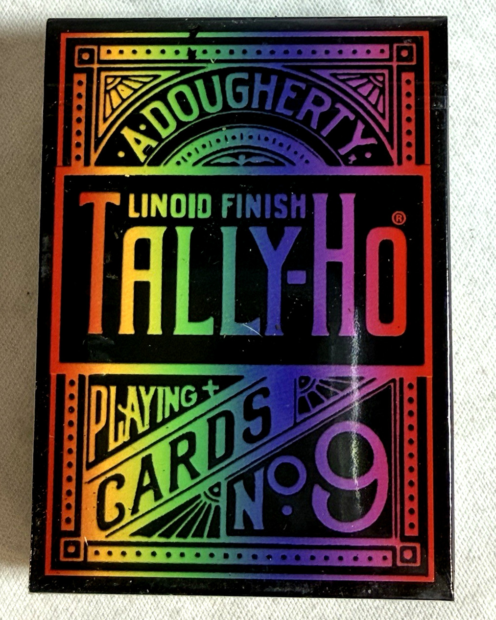TALLY-HO New Sealed Deck Rainbow Spectrum No. 9 Playing Cards TALLY-HO New Sealed Deck Rainbow Spectrum No. 9 Playing Cards