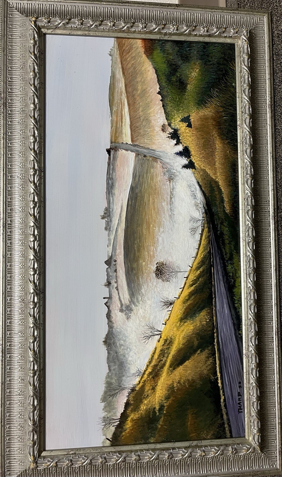 ORIGINAL PAINTING OOAK EXPERTLY FRAMED SERENELY BEAUTIFUL 29x17 Iowa Countryside ORIGINAL PAINTING OOAK EXPERTLY FRAMED SERENELY BEAUTIFUL 29x17 Iowa Countryside