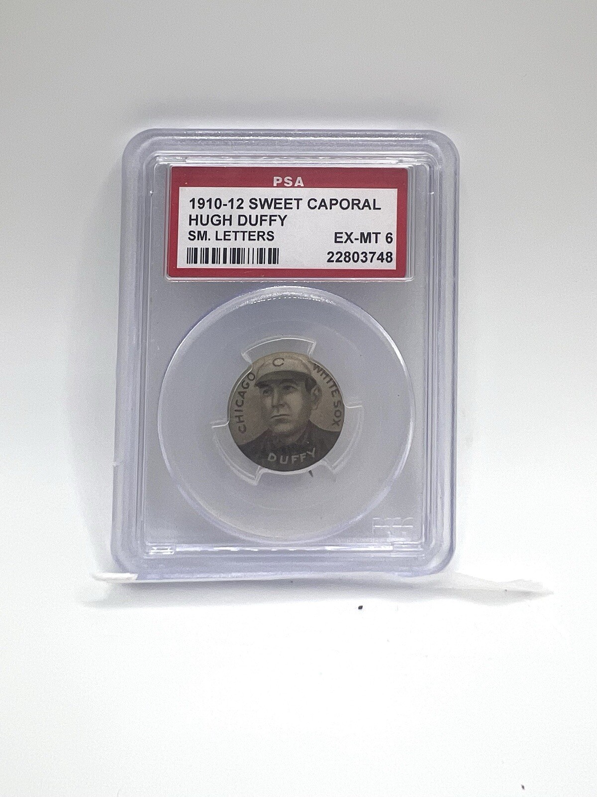 1910-12 Sweet Capital P2 - HUGH DUFFY (all Letters) - PSA 6 1910-12 Sweet Capital P2 - HUGH DUFFY (all Letters) - PSA 6