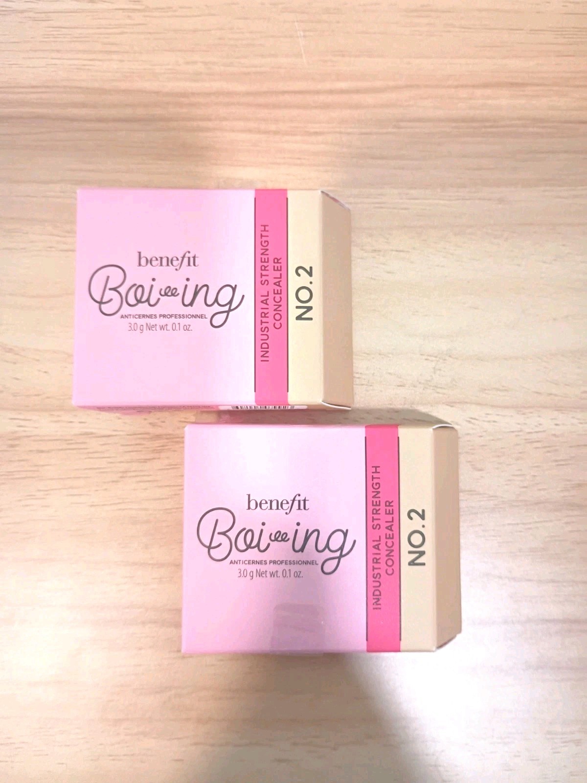 *Lot of 2* SEALED DEAL BENEFIT Boi-ing Industrial Strength Concealer No.2 *Lot of 2* SEALED DEAL BENEFIT Boi-ing Industrial Strength Concealer No.2