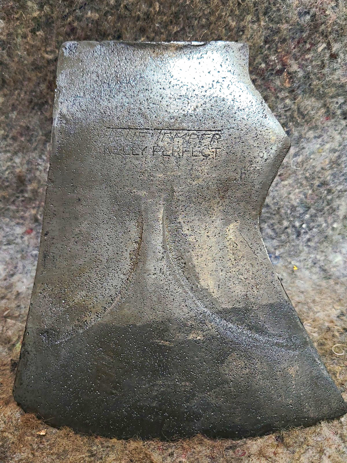 Vtg True Temper Kelly Perfect Jersey Pattern Phantom Bevel Axe Head 3lb 2.9oz