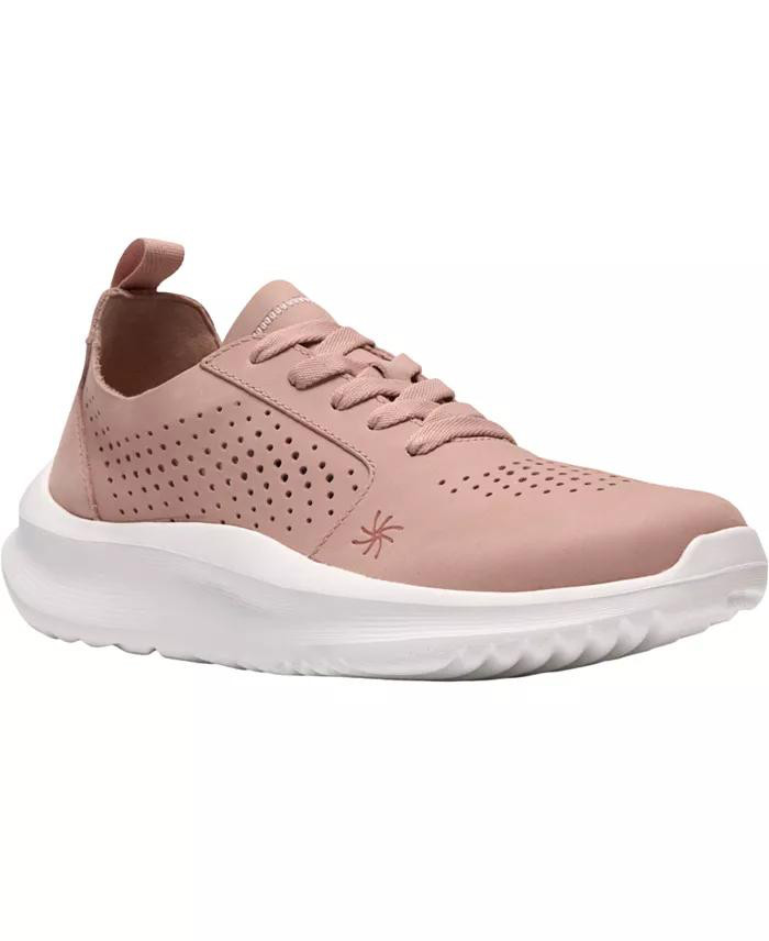 Clarks Cloudsteppers Lace-Up Sneakers -Solevana Style Pink 7/W New