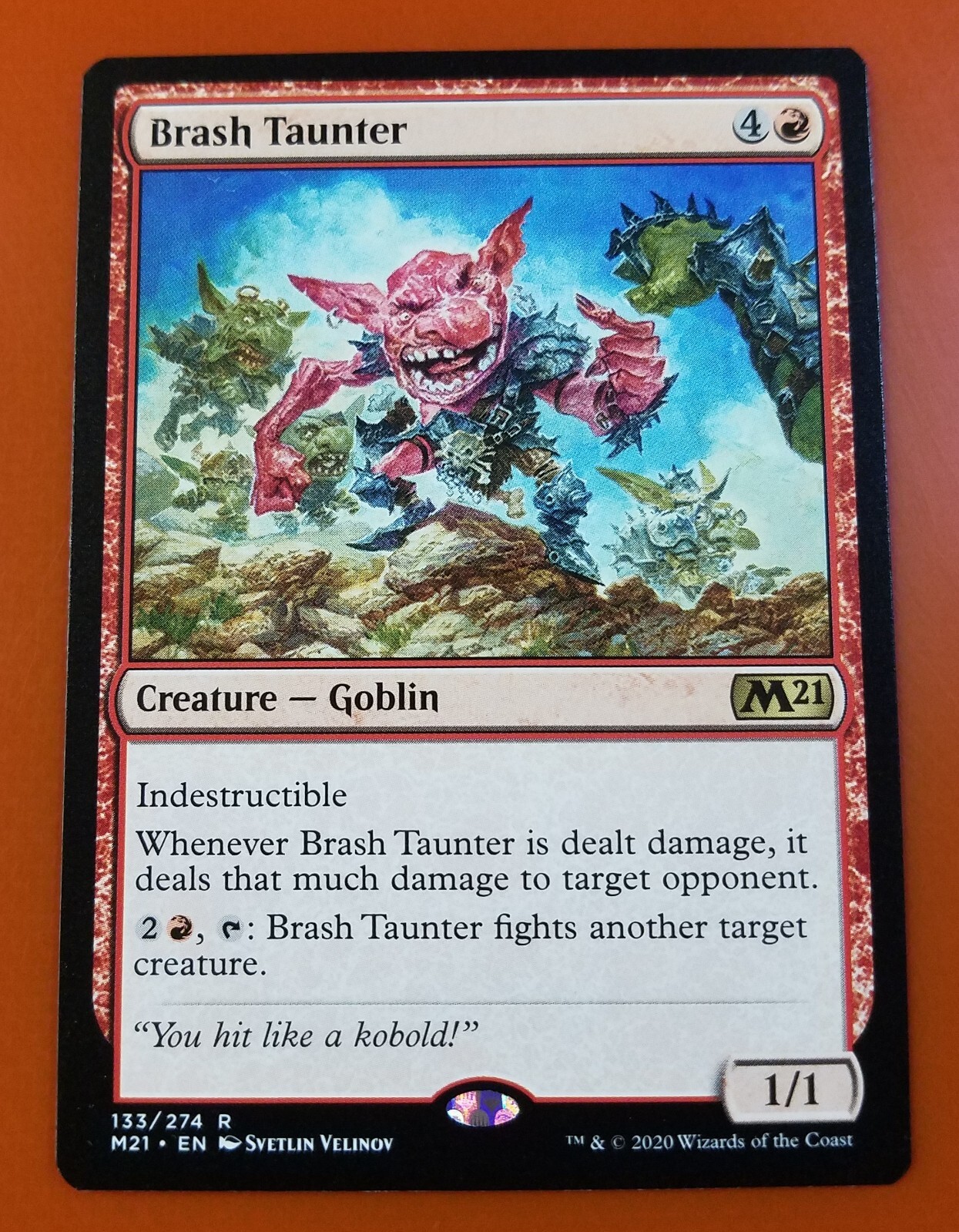 1x Brash Taunter | M21 Core Set 2021 | MTG Magic Cards