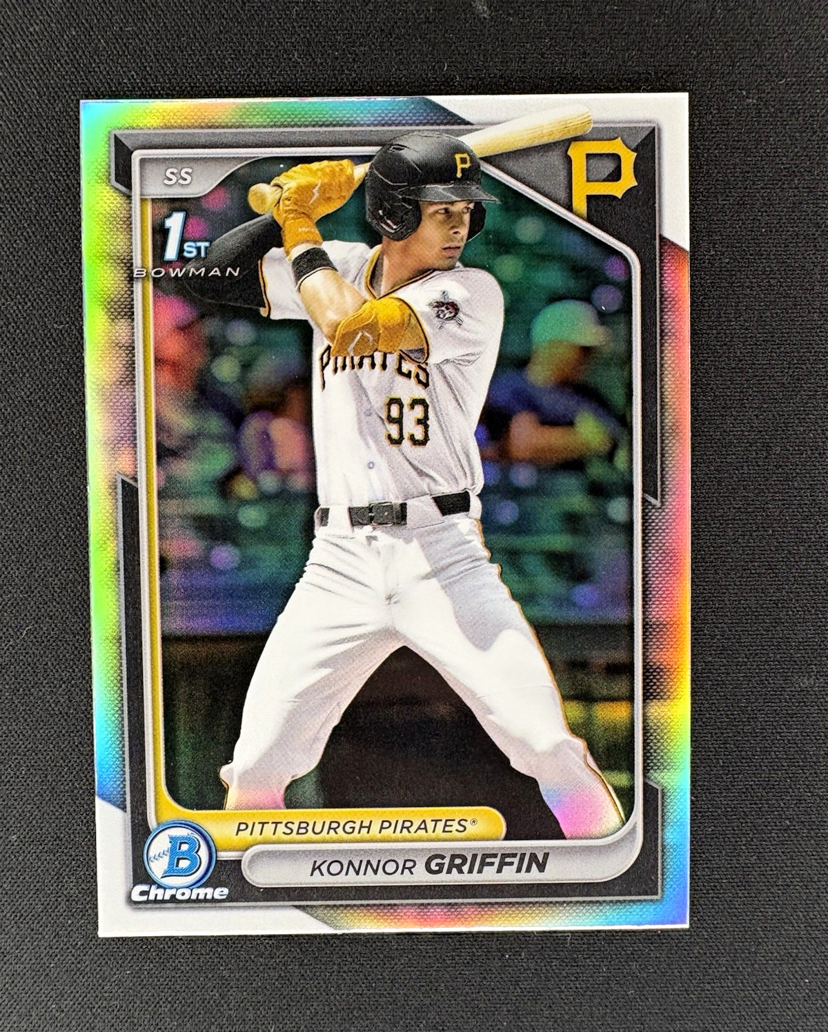Topps 2024 Bowman Draft Chrome Konnor Griffin 1st Bowman Refractor BDC-22 Topps 2024 Bowman Draft Chrome Konnor Griffin 1st Bowman Refractor BDC-22