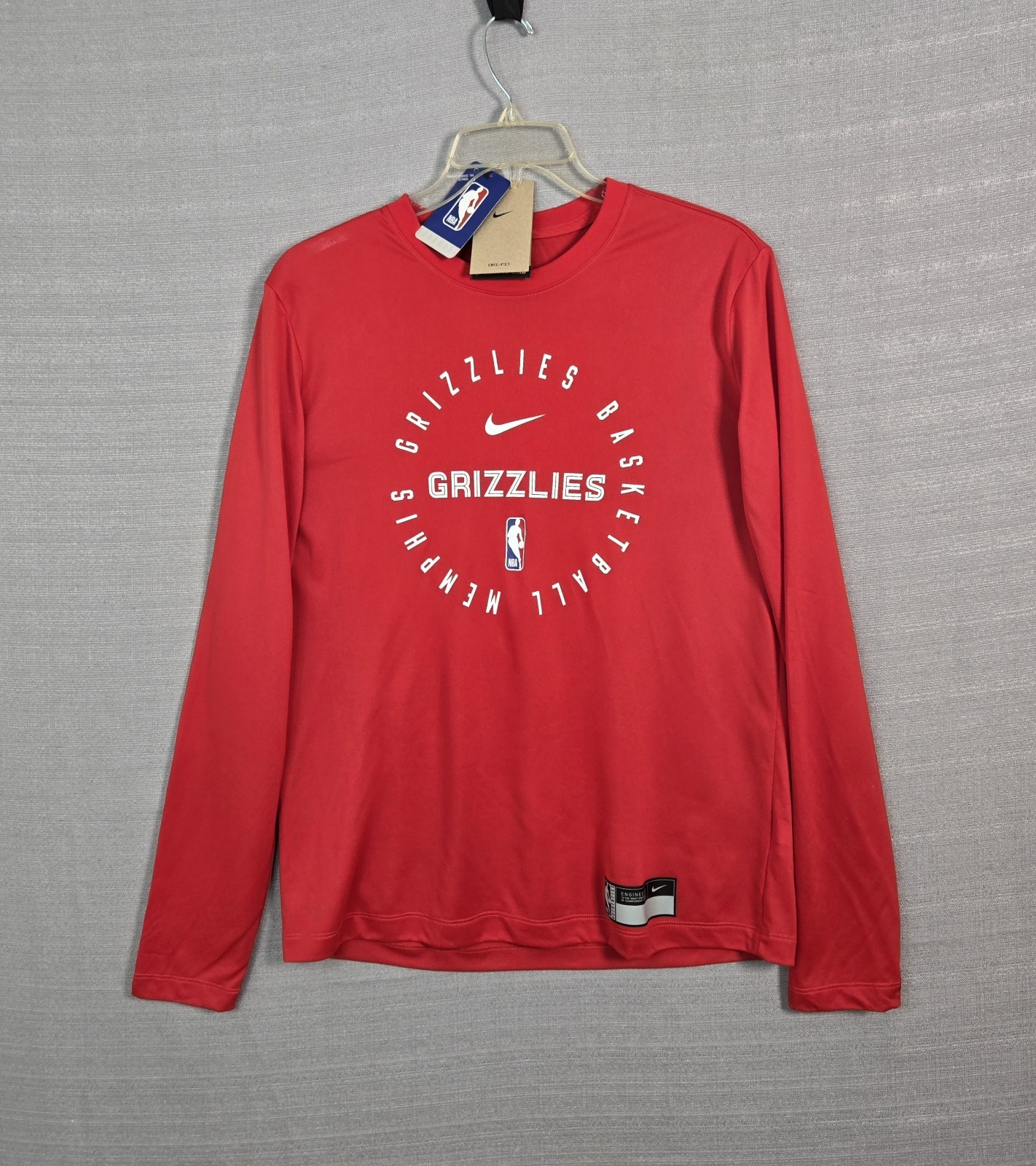 Nike Memphis Grizzlies Shooting Shirt Medium Mens Red NBA Dri-Fit Team Issue