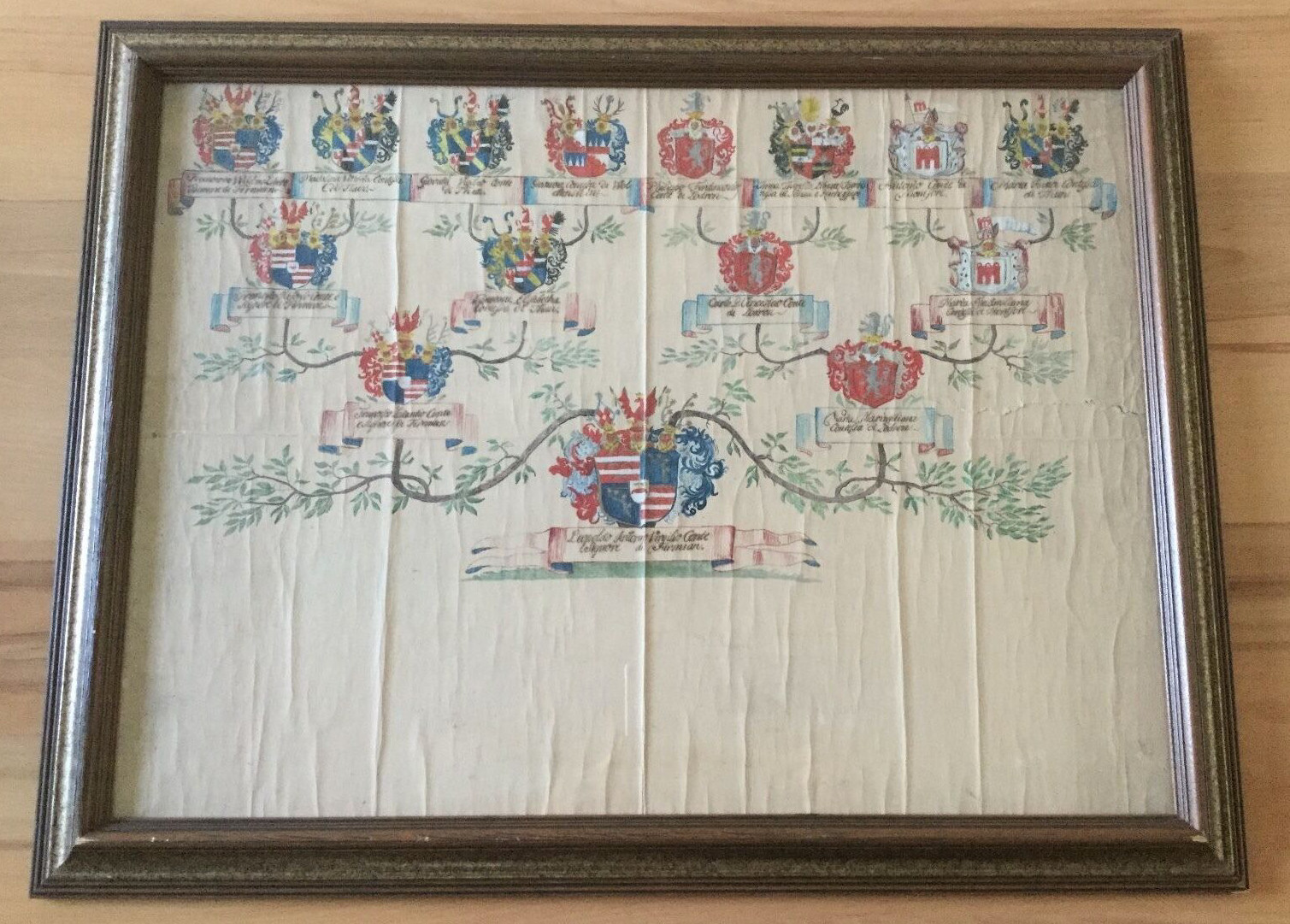 Incantation Board PRINCE BISHOP OF SALZBURG - LEOPOLD ANTON v. FIRMIAN 18th cent