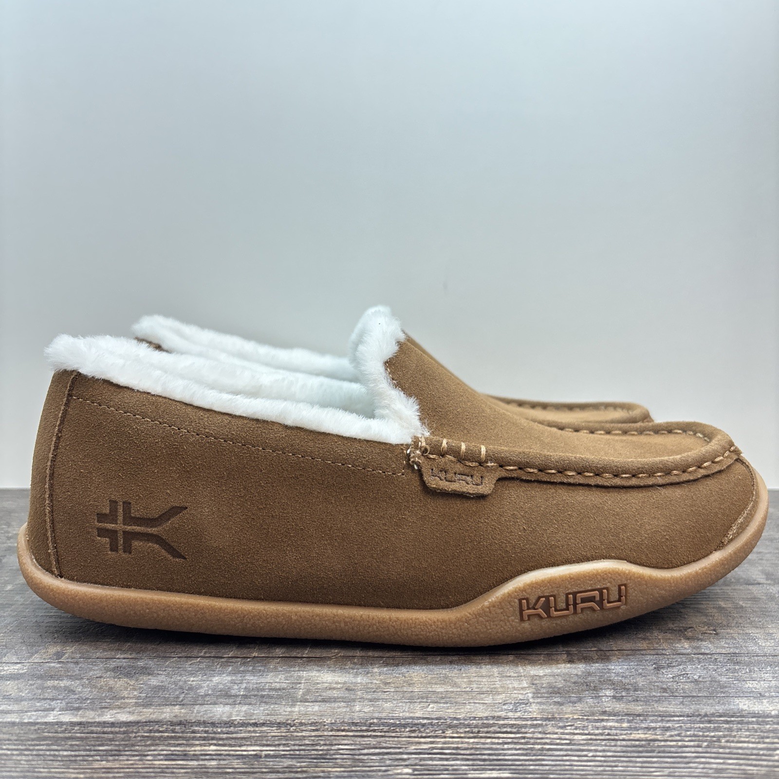 KURU Loft Women’s 11.5 Slipper Mocassin Chestnut-Gum Comfort NEW KURU Loft Women’s 11.5 Slipper Mocassin Chestnut-Gum Comfort NEW