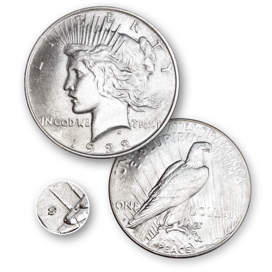 1922 S $1 Peace Dollar VARIOUS CONDITION