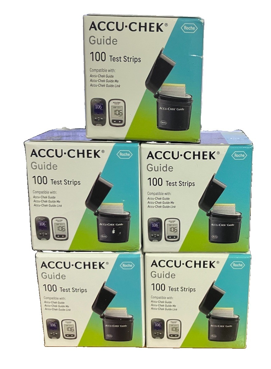 500 Accu-Chek Guide Test Strips~GR8 Dated~8/27~12/27~$99.99~($20/Per 100)~FR SHP