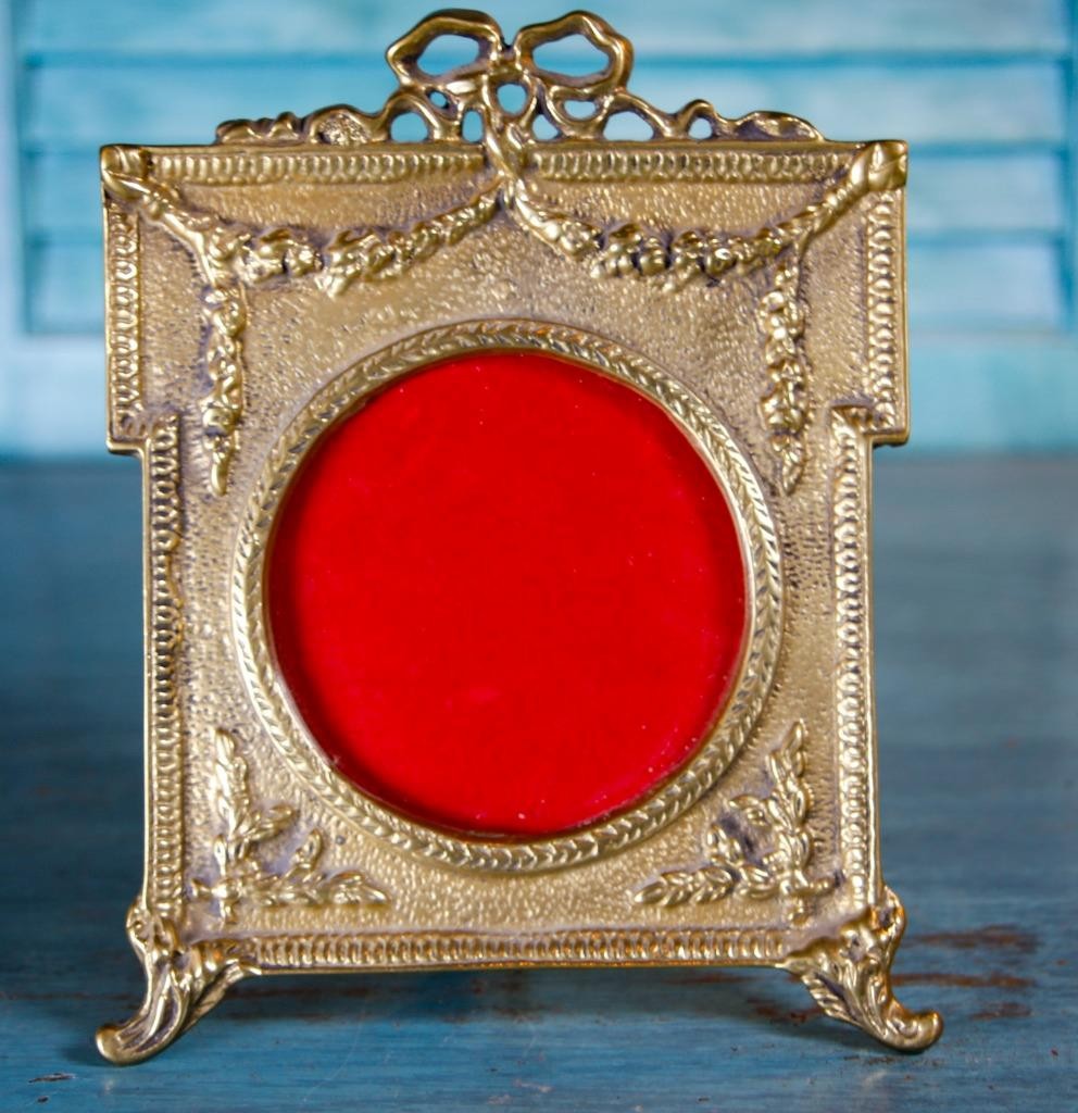 Vintage Louis XVI Style Tabletop Brass 7