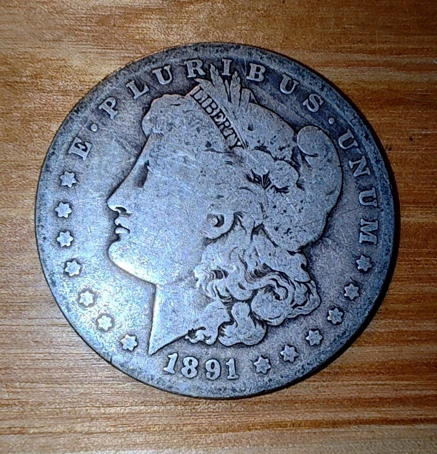 Better Date 1891 O Morgan Silver Dollar - 90% Pure Silver 