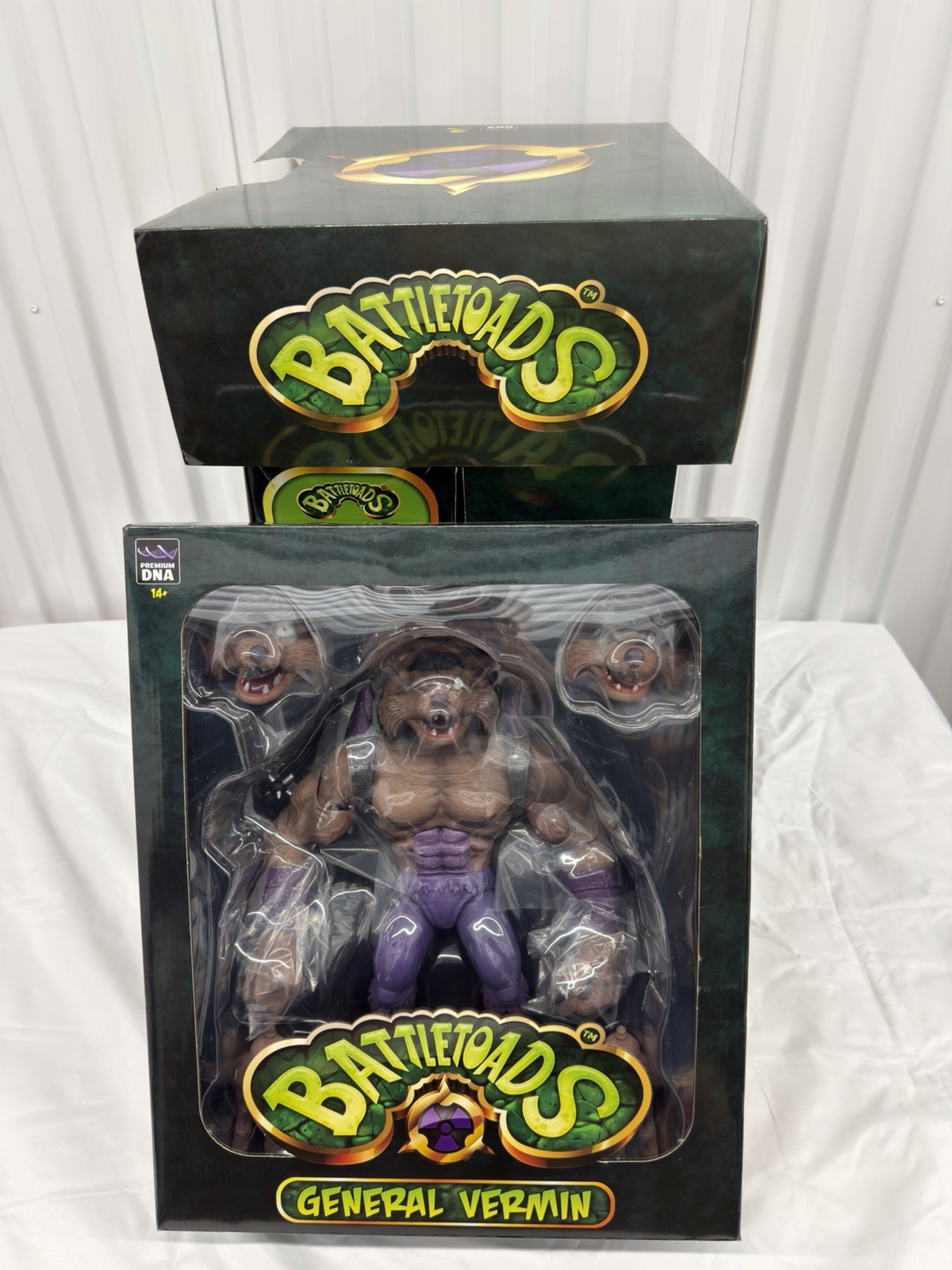 Battletoads Premium DNA-General Vermin Action Figure New-In-Box Battletoads Premium DNA-General Vermin Action Figure New-In-Box