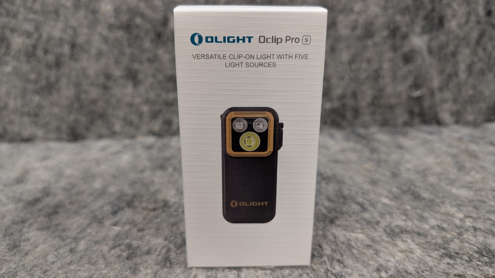 OLIGHT Oclip Pro S Clip-On Light, Five Light Sources, Black, Rechargeable🔥New🔥