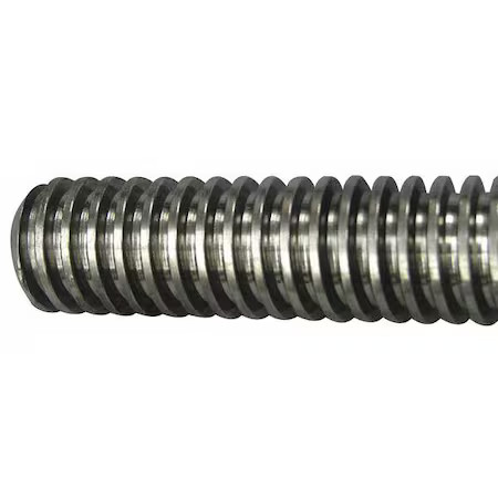Zoro Select 44937 6Ft. Plain Low Carbon Steel Acme 3/4