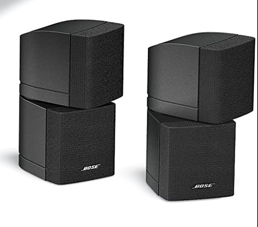 Set of 2 Bose Double Dual Cube Speakers Acoustimass Lifestyle  Surround  Speaker