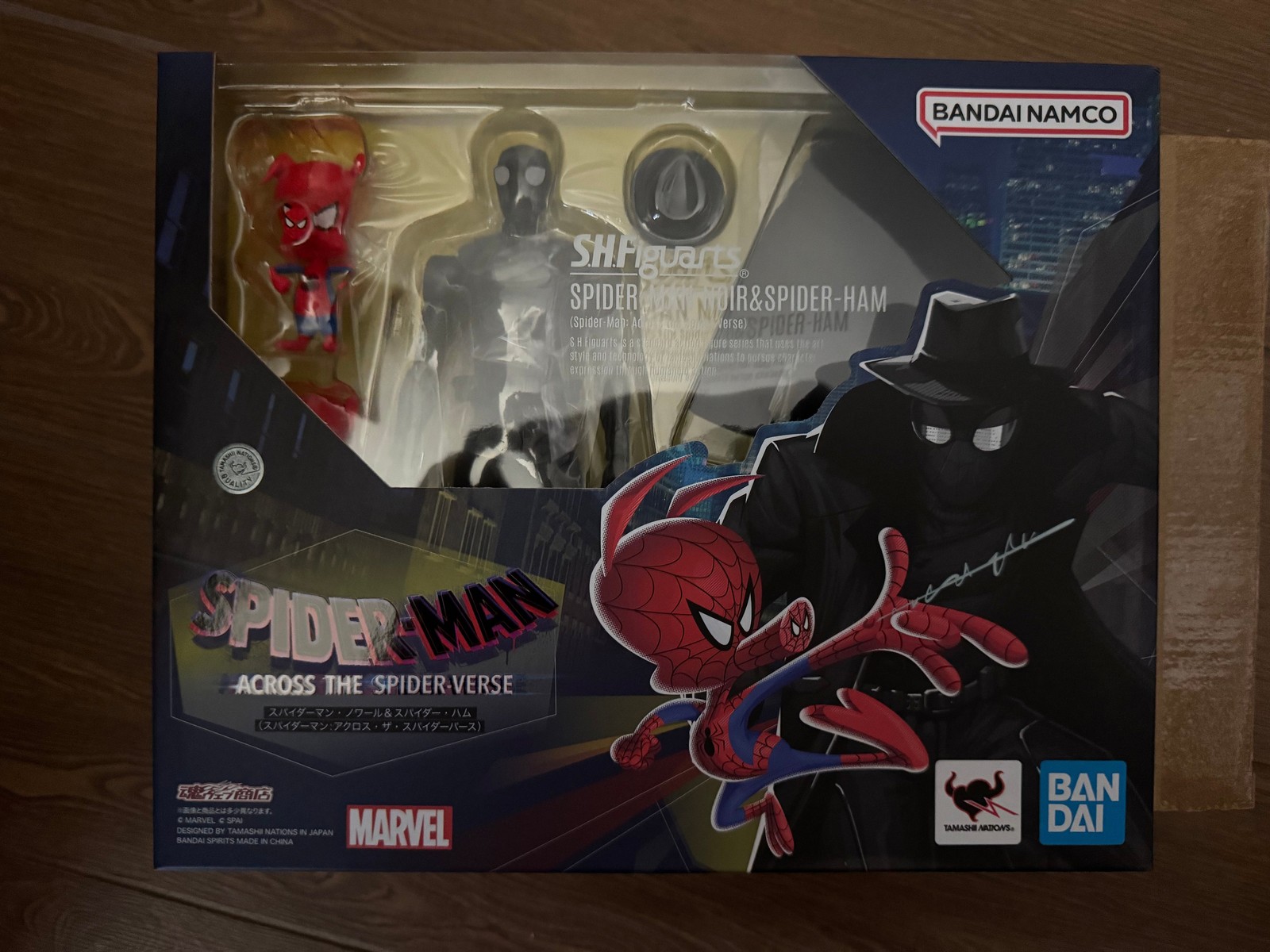 Spider-Man: Across the Spider-Verse Spider-Man Noir and Spider-Ham S.H.Figuarts